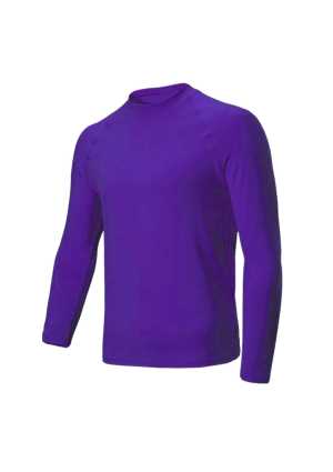 Golden Sands School LS Rash Top Deep Purple